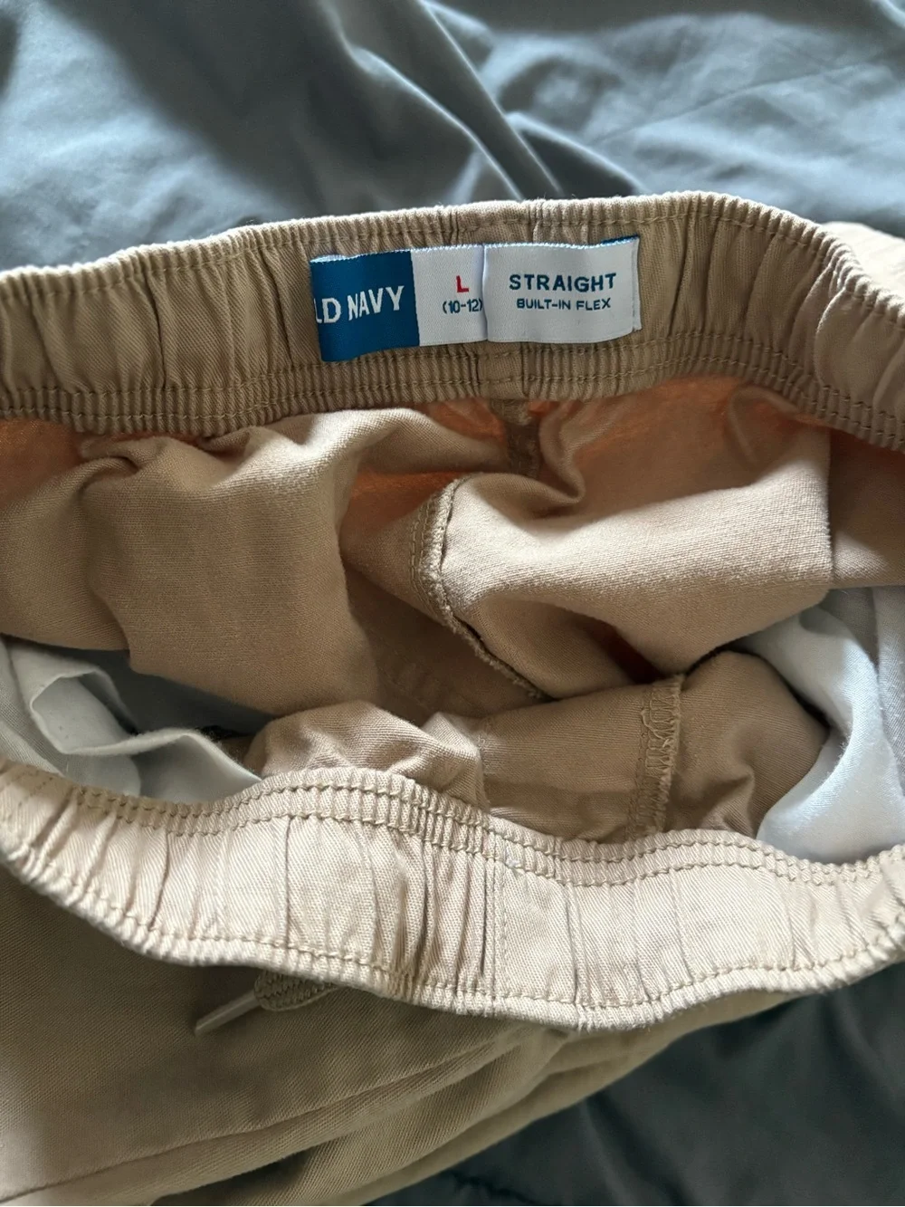 GAP pull on KHAKI PANTS x 4. Size 10